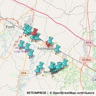 Mappa Via Monte Grappa, 47034 Forlimpopoli FC, Italia (4.05)