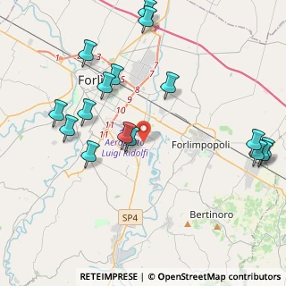 Mappa Via Mamini, 47121 Forlì FC, Italia (4.92938)