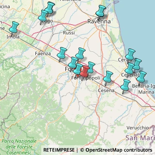 Mappa Via Mamini, 47121 Forlì FC, Italia (19.05611)