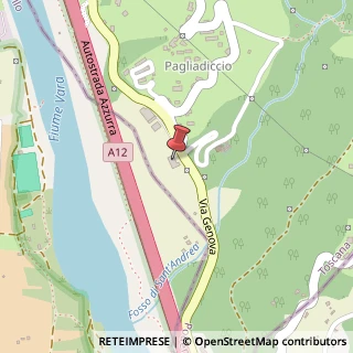 Mappa Via Genova, 1G, 54010 Podenzana, Massa-Carrara (Toscana)