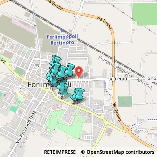 Mappa Via Papa Giovanni XXIII, 47034 Forlimpopoli FC, Italia (0.3365)
