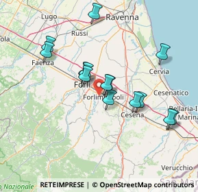 Mappa Via Nuova Fondine, 47034 Forlimpopoli FC, Italia (13.43429)