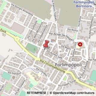Mappa Via Aurelio Saffi, 73a, 47034 Forlimpopoli, Forlì-Cesena (Emilia Romagna)
