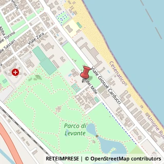 Mappa Viale dei Mille, 152, 47042 Cesenatico, Forlì-Cesena (Emilia Romagna)