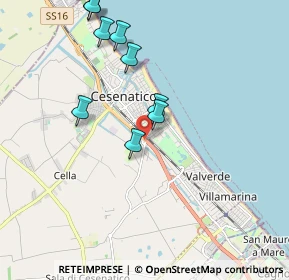 Mappa Via Luigi Settembrini, 47042 Cesenatico FC, Italia (2.38364)