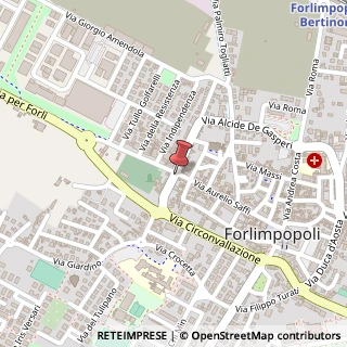 Mappa Via A. Baldini,  4, 47034 Forlimpopoli, Forlì-Cesena (Emilia Romagna)