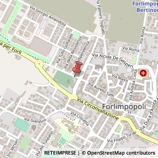 Mappa Via XXV Ottobre, 4, 47034 Forlimpopoli, Forlì-Cesena (Emilia Romagna)