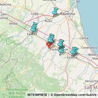 Mappa Via Fantinelli Mario, 47121 Forlì FC, Italia (11.40818)