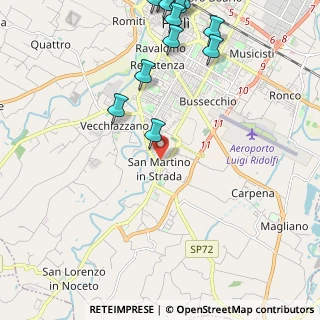 Mappa Via Fantinelli Mario, 47121 Forlì FC, Italia (3.23286)