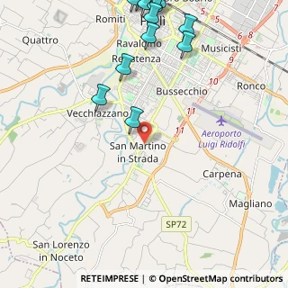 Mappa Via Antonio Placucci, 47121 Forlì FC, Italia (3.24286)