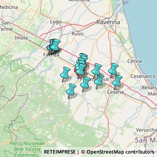 Mappa Via Antonio Placucci, 47121 Forlì FC, Italia (9.34)