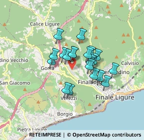 Mappa Via Calice, 17024 Finale Ligure SV, Italia (1.198)
