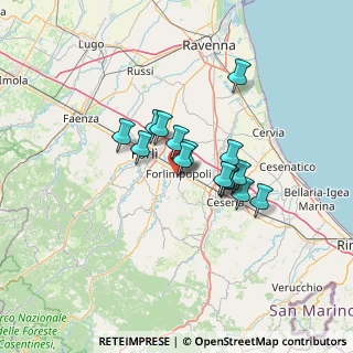 Mappa Via Diaz, 47034 Forlimpopoli FC, Italia (9.502)