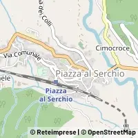 Peta Piazza al Serchio