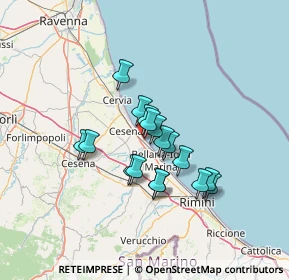 Mappa Viale Raffaello Sanzio, 47042 Cesenatico FC, Italia (10.17765)