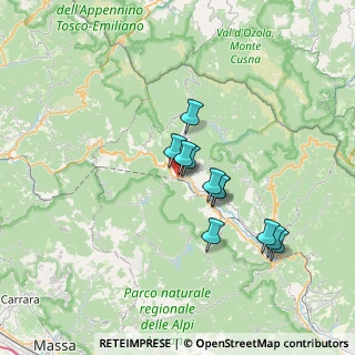 Mappa Via Comunale, 55035 Piazza al Serchio LU, Italia (5.74727)