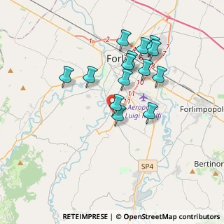 Mappa Via Carlo Alberto dalla Chiesa, 47121 Forlì FC, Italia (3.29)
