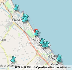 Mappa Via Italo Svevo, 47042 Cesenatico FC, Italia (2.40818)