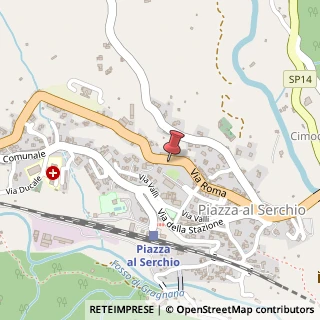 Mappa Via Roma, 63, 55035 Piazza al Serchio, Lucca (Toscana)