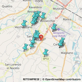Mappa Via Mario Persiani 30, 47121 Forlì FC (1.757)