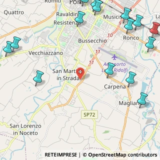 Mappa Via Mario Persiani 30, 47121 Forlì FC (3.7425)