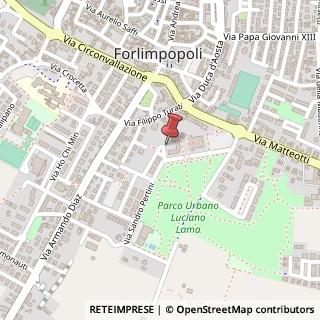 Mappa Via Sandro Pertini, 170, 47034 Forlimpopoli, Forlì-Cesena (Emilia Romagna)