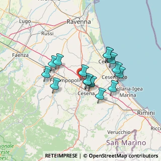 Mappa Via Zavaglia, 47023 Cesena FC, Italia (11.23133)
