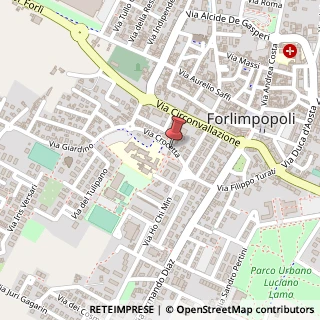 Mappa Via Crocetta, 47034 Forlimpopoli, Forlì-Cesena (Emilia Romagna)