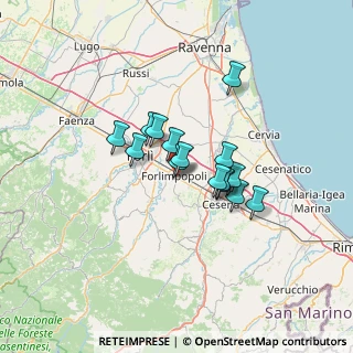 Mappa Via della Madonna, 47034 Forlimpopoli FC, Italia (9.262)