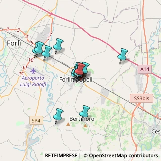 Mappa Via della Madonna, 47034 Forlimpopoli FC, Italia (2.52467)