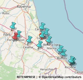 Mappa Via Palazzone, 47042 Cesenatico FC, Italia (16.16714)