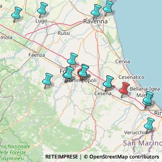 Mappa Via Monsignor Costante Maltoni, 47034 Forlimpopoli FC, Italia (18.9625)