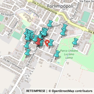 Mappa Via Monsignor Costante Maltoni, 47034 Forlimpopoli FC, Italia (0.16552)