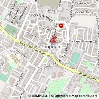 Mappa Piazza Giuseppe Garibaldi, 1, 47034 Forlimpopoli, Forlì-Cesena (Emilia Romagna)