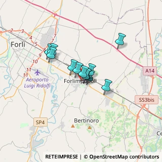 Mappa Piazza Fratti, 47034 Forlimpopoli FC, Italia (2.0825)