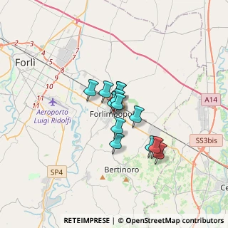 Mappa Piazza Fratti, 47034 Forlimpopoli FC, Italia (2.03077)