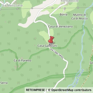 Mappa Localita' Casa Galassini, 43, 41027 Pievepelago, Modena (Emilia Romagna)