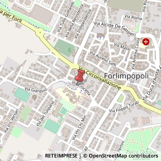 Mappa Via Crocetta, 34, 47034 Forlimpopoli, Forlì-Cesena (Emilia Romagna)