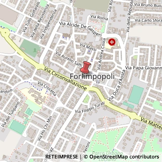 Mappa Via Guglielmo Oberdan, 4, 47034 Forlimpopoli FC, Italia, 47034 Forlì, Forlì-Cesena (Emilia Romagna)