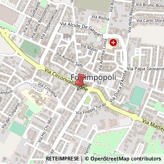 Mappa Via Antonio Stanghellini, 1, 47034 Forlimpopoli, Forlì-Cesena (Emilia Romagna)
