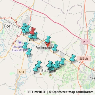 Mappa Via Filippo Bellenghi, 47034 Forlimpopoli FC, Italia (4.111)