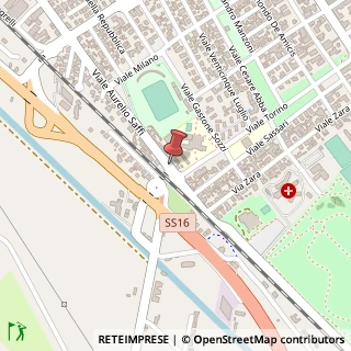 Mappa Via saffi aurelio 116, 47042 Cesenatico, Forlì-Cesena (Emilia Romagna)