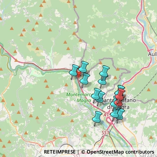 Mappa Via Genova, 54010 Podenzana MS, Italia (3.94533)