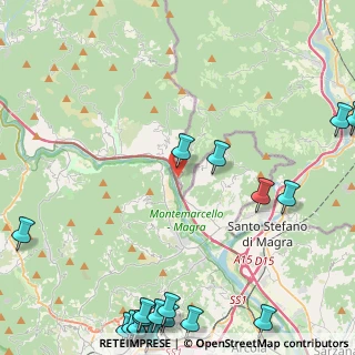 Mappa Via Genova, 54010 Podenzana MS, Italia (7.3055)