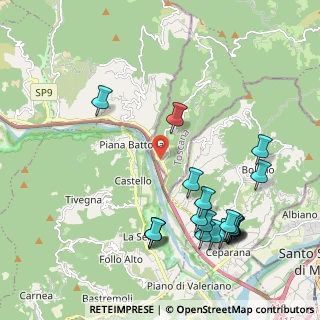 Mappa Via Genova, 54010 Podenzana MS, Italia (2.4905)