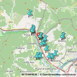 Mappa Via Genova, 54010 Podenzana MS, Italia (1.6435)