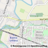 Карта Bastia Umbra