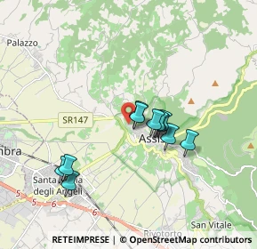 Mappa Piazza Inferiore di S. Francesco, 06081 Assisi PG, Italia (1.48091)