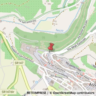 Mappa Via Merry Del Val, 4, 06081 Assisi, Perugia (Umbria)