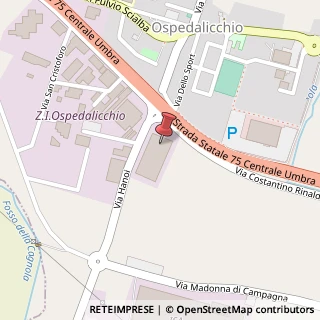Mappa Via Madre Teresa di Calcutta, 11/13, 06083 Bastia Umbra, Perugia (Umbria)